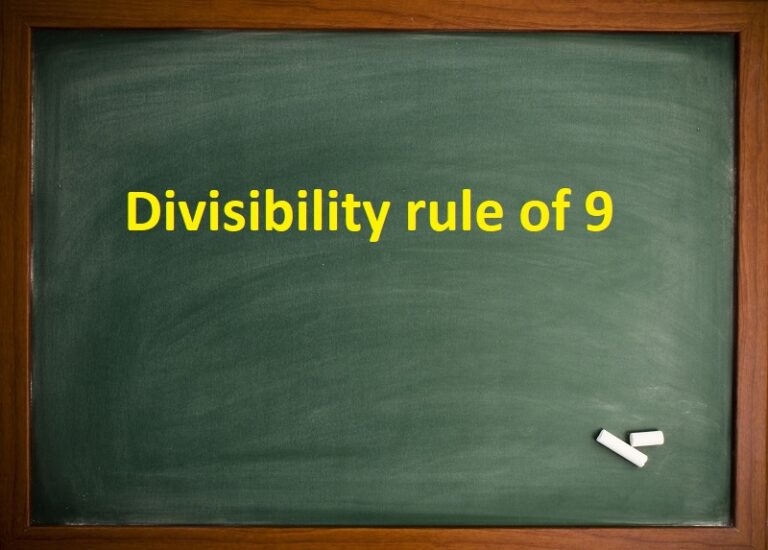 Divisibility Rule Of 9 - Math For All