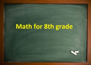 Math For 8th Grade