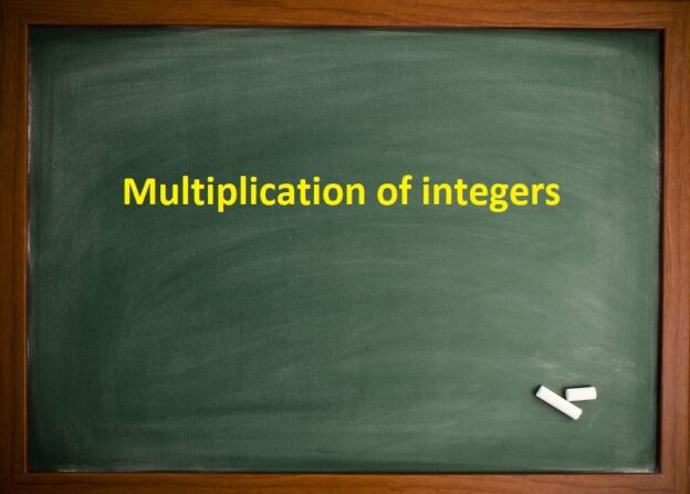 Multiplication Of Integers